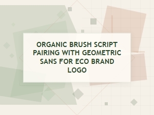 Harmonious Fusion of Organic Script and Geometric Sans