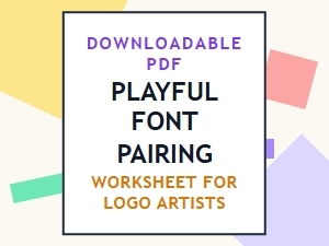 A Playful Font Pairing Worksheet for Logo Artists