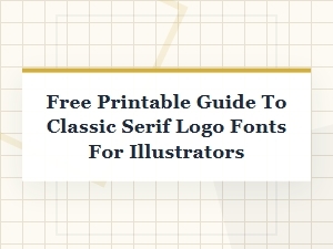 Classic Serif Logo Fonts for Illustrators